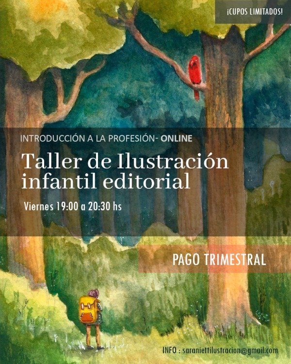 Producto - PROMO PAGO TOTAL : Taller introductorio de ilustración infantil editorial