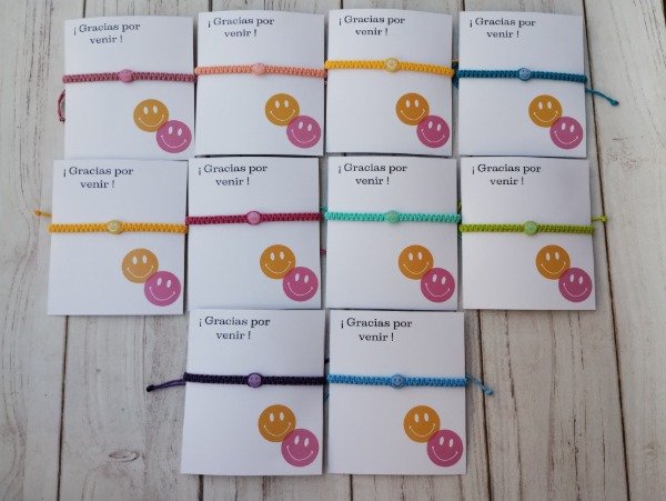 Producto - Pulseras Souvenirs Caritas Multicolor