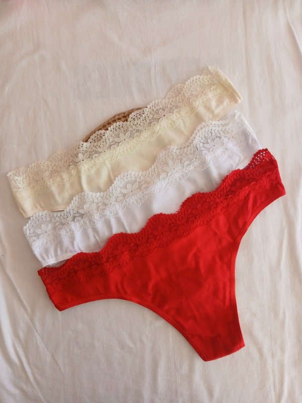 Producto - Colaless con puntilla algodón