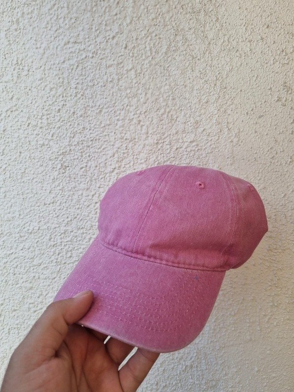 Producto - Gorra LISA VINTAGE REGULABLE ROSA