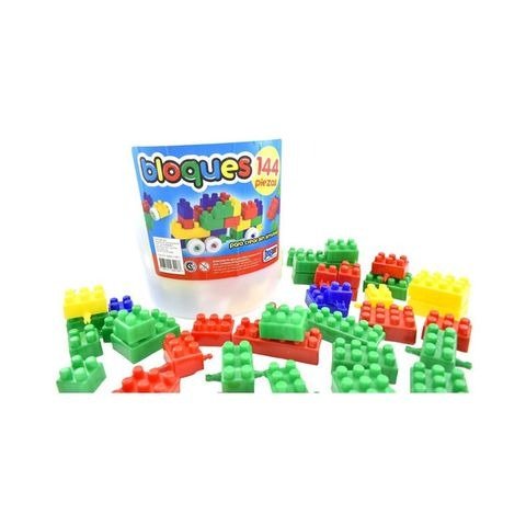 Producto - BALDE DE BLOQUES X144 PIEZAS JUGAR