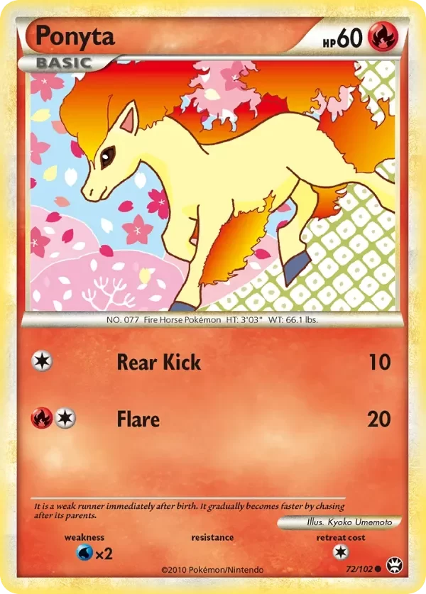 Producto - Ponyta (72/102) [HeartGold and SoulSilver: Triumphant]