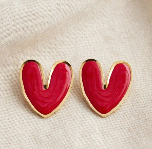 Producto - Aros Corazón chunky - 0