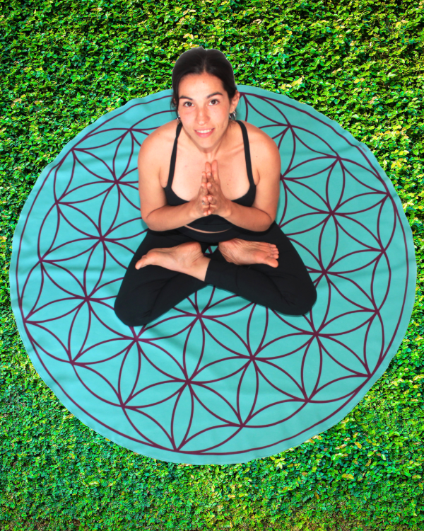 Producto - Manta Circular Flor de la Vida