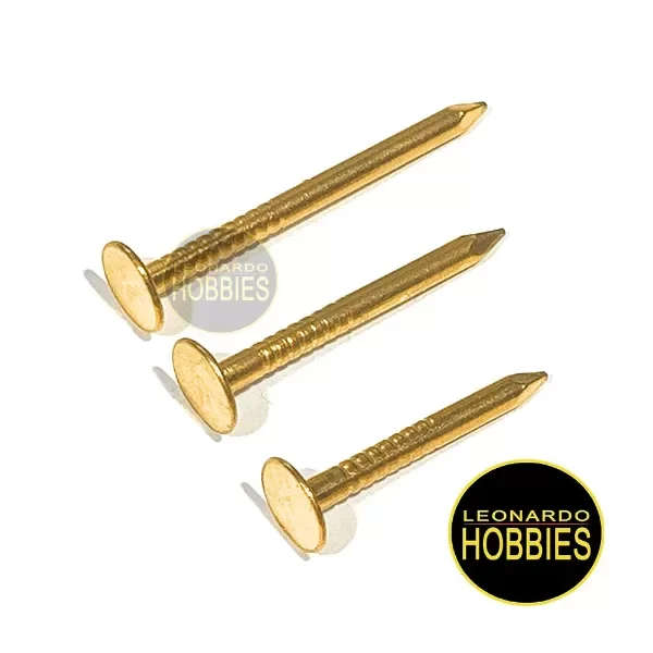 Producto - Clavos de Bronce - Cabeza Plana 0,8mm x 12mm en Bolsa x250 Unidades BP0812