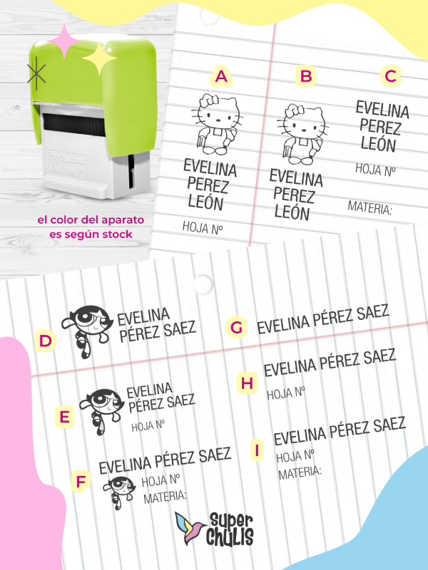 Producto - SELLO para Hojas!