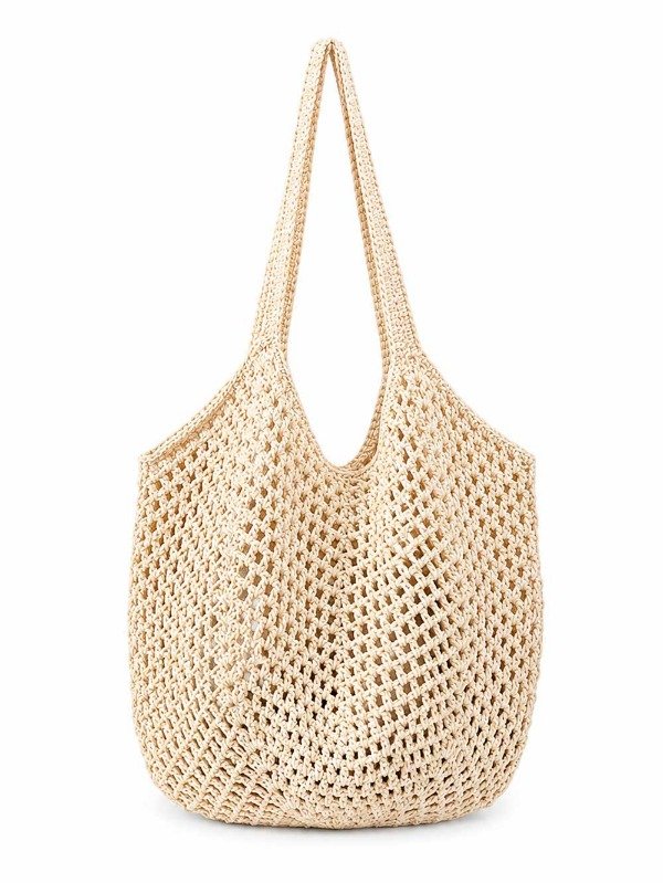 Producto - Bolso tejido blanco