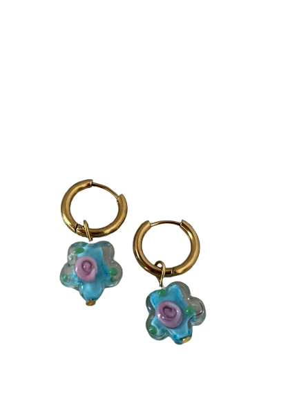 Producto - Aros Daisy Blue