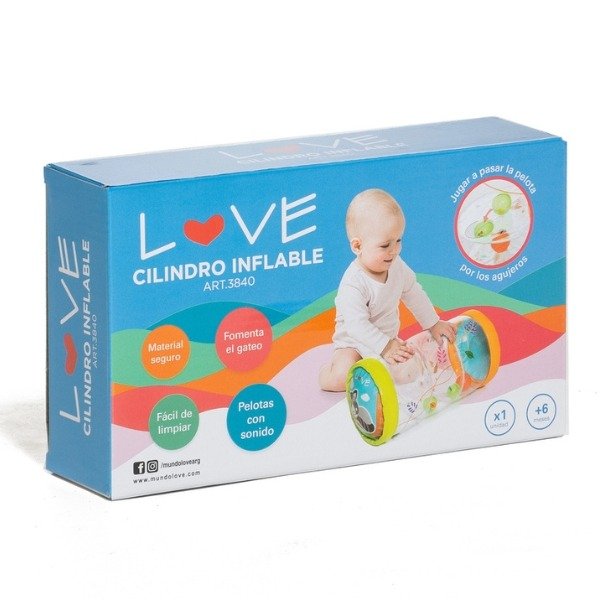 Producto - Cilindro Inflable Pelotas - Love