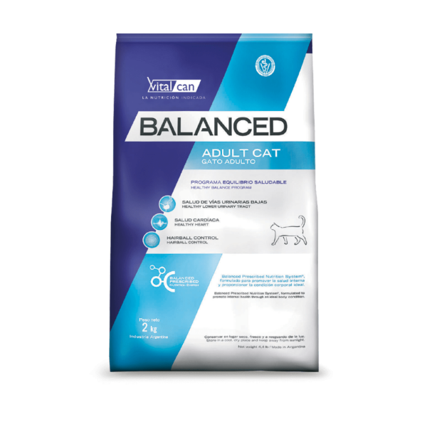 Producto - Vitalcan Balance gatos adultos 2 Kg
