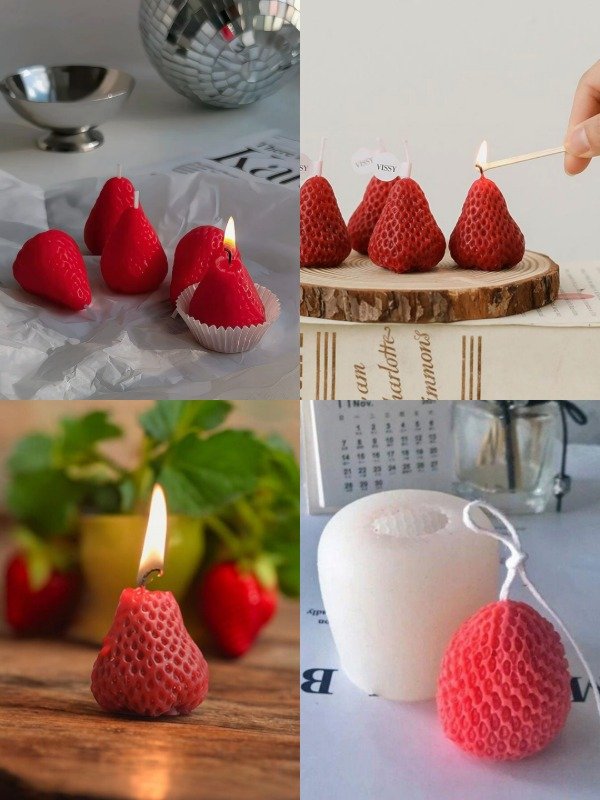 Producto - Molde de silicona Frutilla individual grande