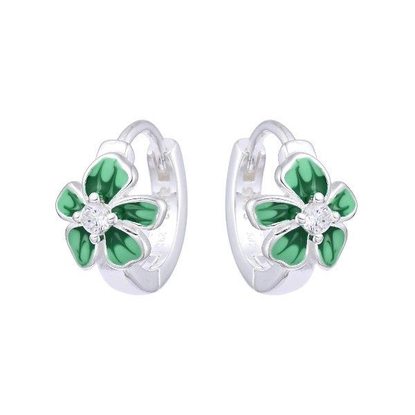Producto - Argollas Florpa Verde 12 milimetros - 0