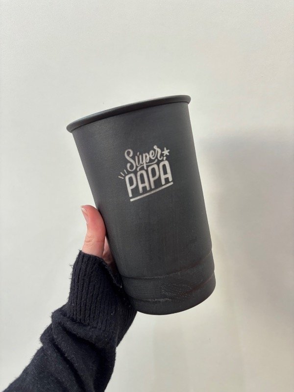 Producto - Vaso aluminio Súper Papa Día del Padre