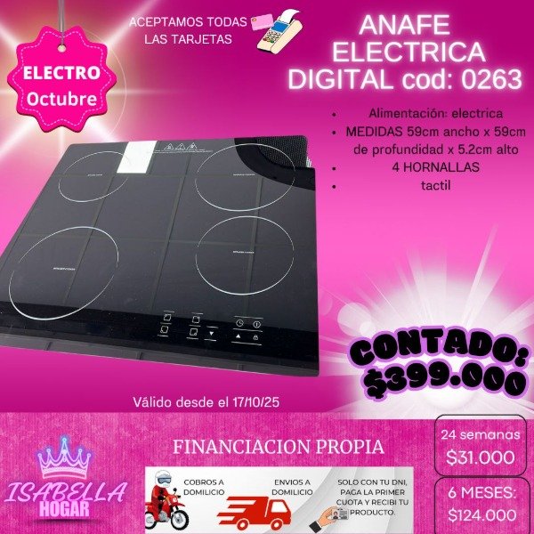 Producto - ANAFE ELECTRIA DIGITAL COD0263