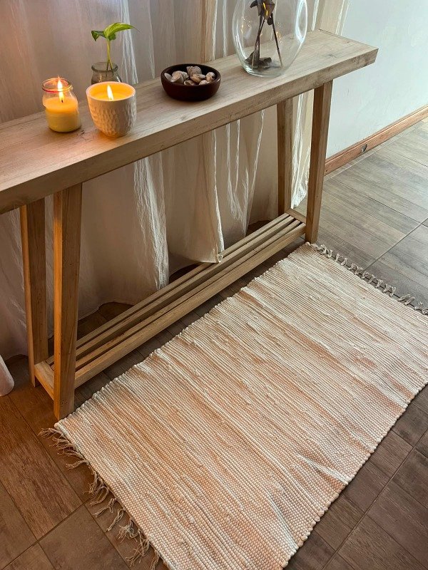 Producto - Alfombra India Cruda 120x70 cm