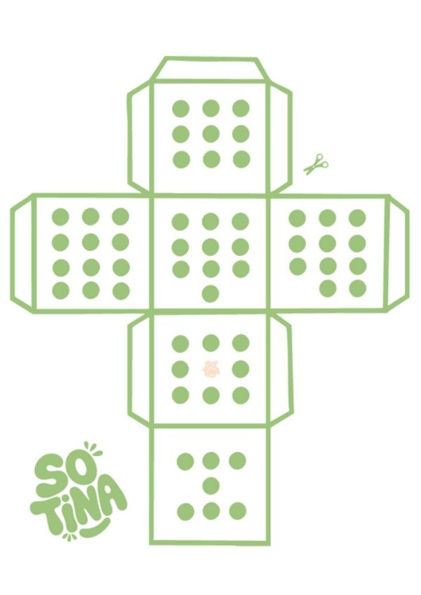 Producto - Plantilla de dados para imprimir - 3