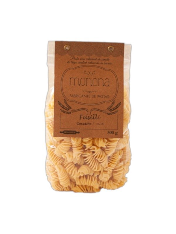 Producto - Fideos Fusilli Trigo Candeal - Monona Pastificio