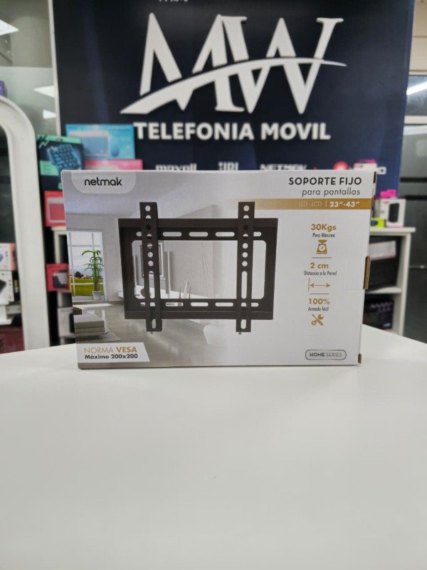 Producto - Soporte LED/LCD 23"- 42" Fijo Netmak NM-ST03