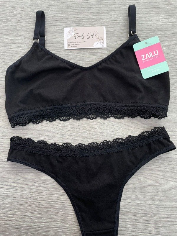Producto - Conjunto Zailu Bralette con puntilla