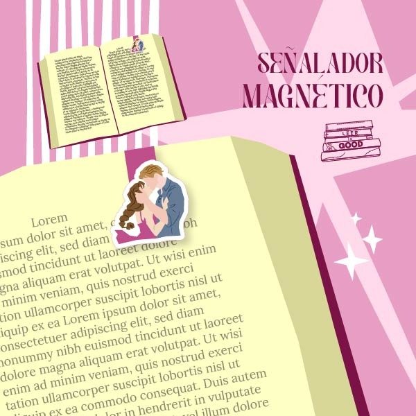 Producto - Señalador Magnético - La teoría del amor