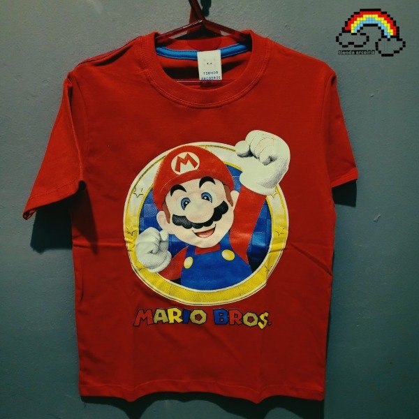 Producto - REMERA MANGA CORTA INFANTIL MARIO BROS T.8