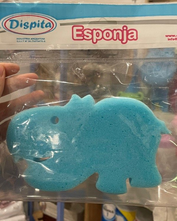 Producto - Esponja dispita Hipopótamo