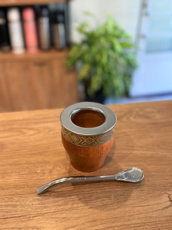 Producto - MATE IMPERIAL ALGARROBO + BOMBILLA