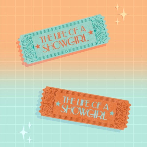 Producto - Señalador / Ticket 'The Life of a Showgirl'