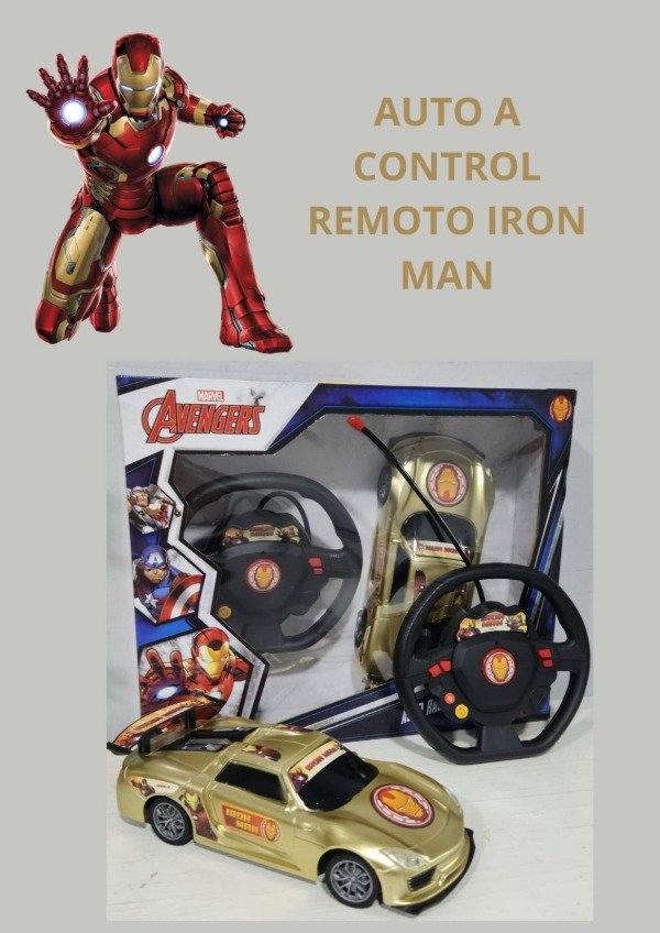 Producto - AUTO A CONTROL REMOTO IRON MAN