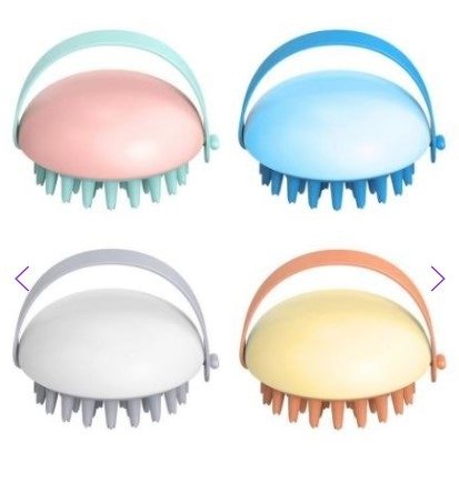 Producto - CEPILLO MASAJEADOR DE SILICONA CUERO CABELLUDO ESTIMULADOR CAPILAR RELAJANTE