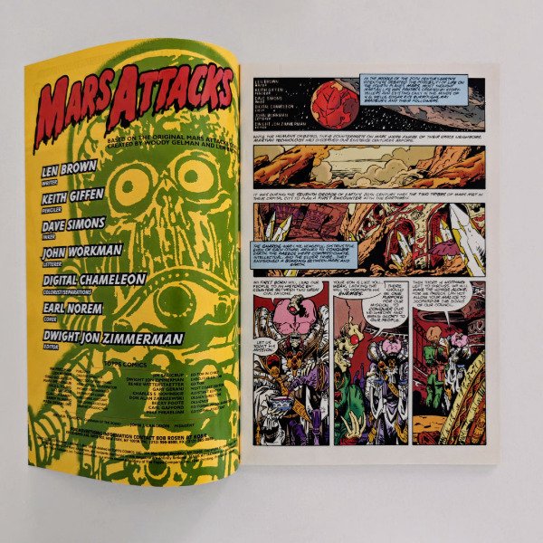 Producto - Mars Attacks #1 (1994) - 1er número basada en los clásicos trading cards - 1