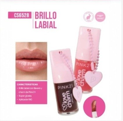 Producto - GLOSSY LIPGLOSS LOVE CHARM - PINK 21 - CAJA DE 24 UNIDADES