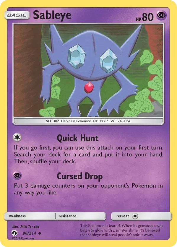 Producto - Sableye - 96/214 - Lost Thunder