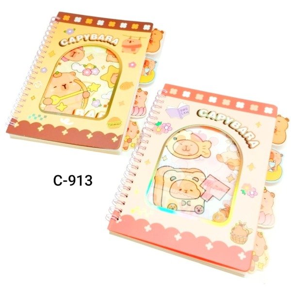 Producto - Libreta con espiral y separador personaje C-913