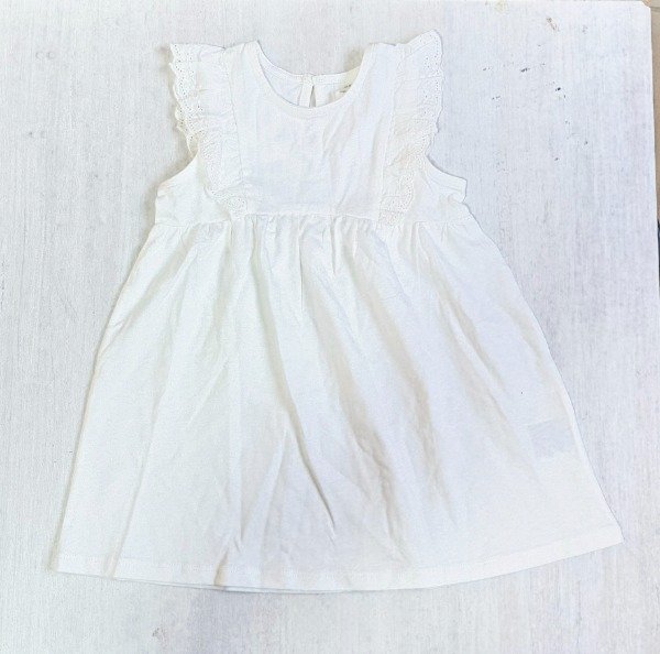 Producto - Vestido HyM talle 6/9 meses blanco - 1