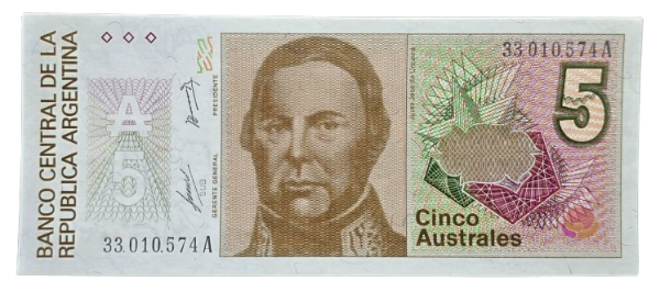 Producto - 5 Australes (Salama - Machinea) Bott.2814 Aunc