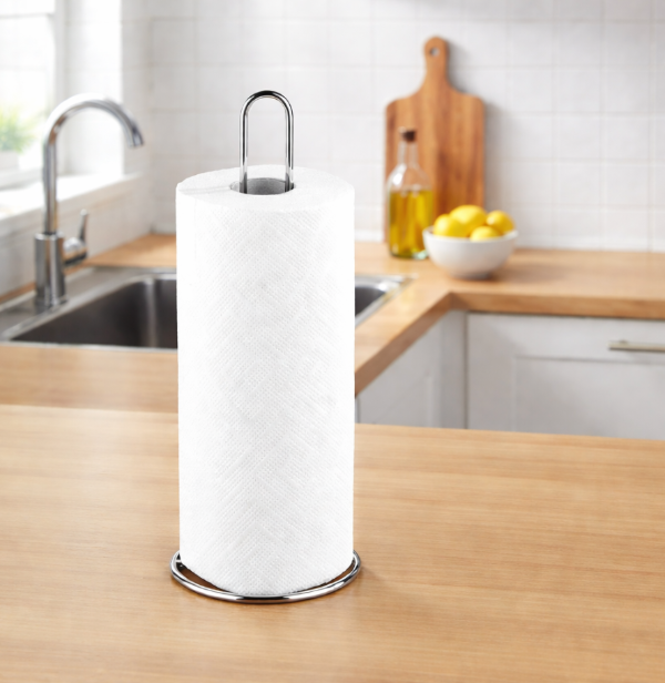 Producto - Porta Rollo Cocina Plateado