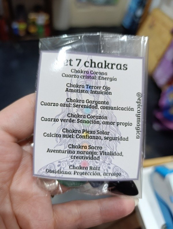 Producto - Set 7 chakras