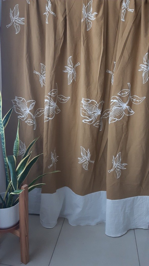 Producto - Cortina Caramelo / Off white