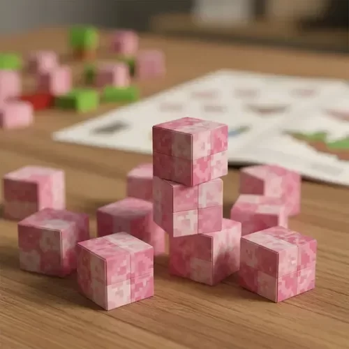 Producto - Juego de Bloques Cubos Magnéticos o Imantados Candy Planet x 90 - 1