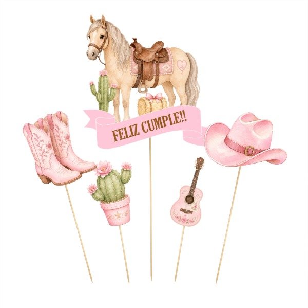 Producto - Cake Topper Caballito chic