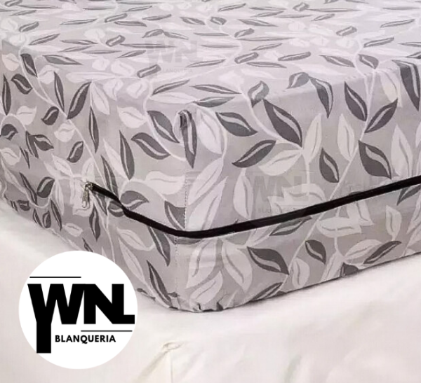 Producto - FUNDA DE COLCHÓN CON CIERRE 1 Y MEDIA PL.