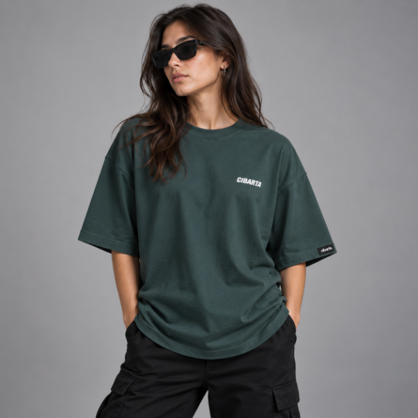 Producto - Remera Oversize Core CIBARTA  Verde Inglés - 6
