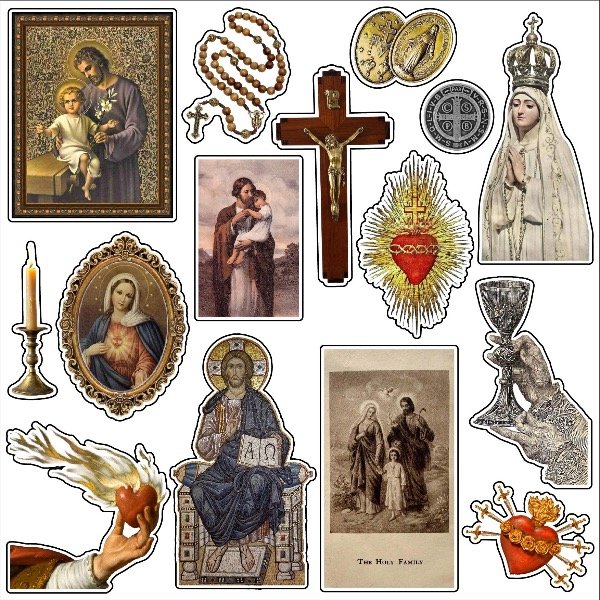 Producto - Plancha de stickers San José