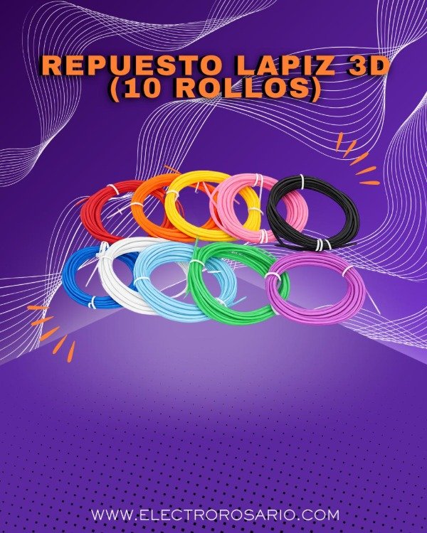Producto - REPUESTO LAPIZ 3D (10 ROLLOS)