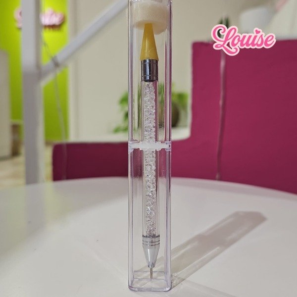 Producto - Lapiz doble cera/punta con glitter para levantar strass