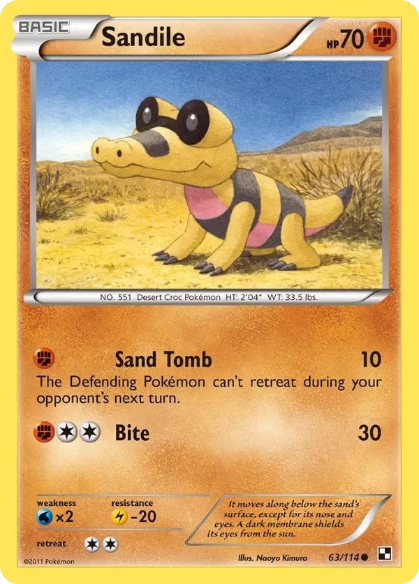Producto - Sandile (63/114) [Black and White: Base Set]