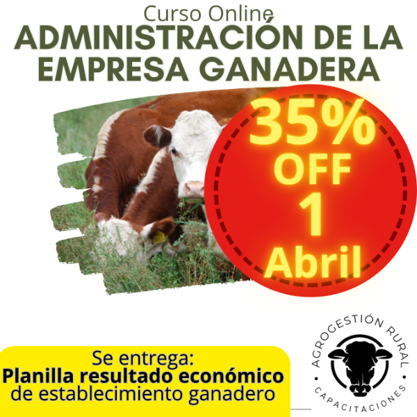 Producto - Curso online Administración de la Empresa Ganadera