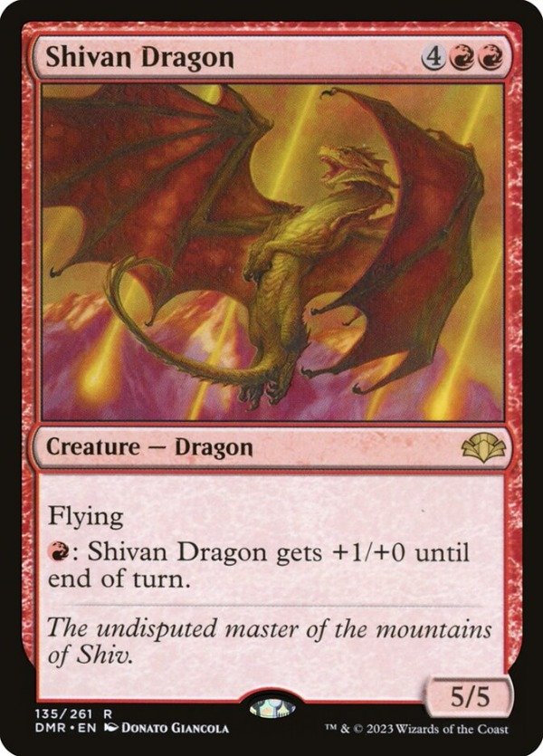 Producto - Shivan Dragon  Dominaria Remastered