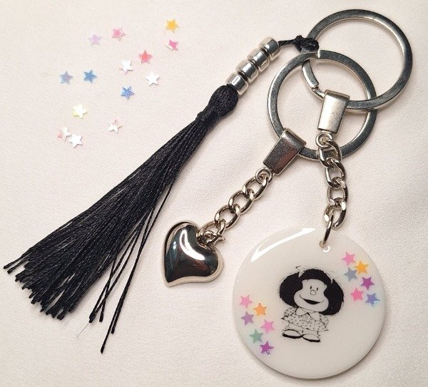 Producto - Llavero Mafalda Blanco